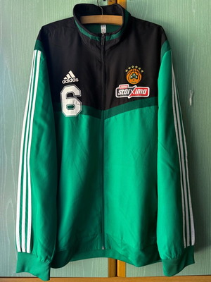 Panathinaikos Basketball Delivery Jacket used, size 2XL