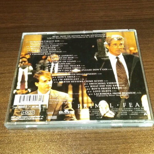 Primal Fear Original Soundtrack CD like new