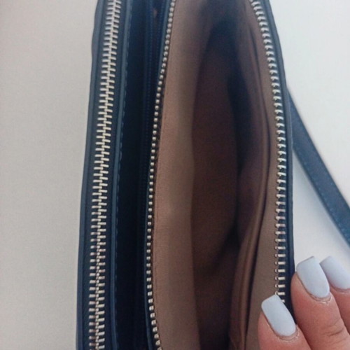 David Jones women's dark blue crossbody bag like new