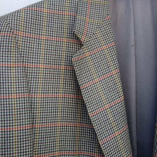 Giannetos jacket handmade, checked, unworn, size 52/54, cashmere wool