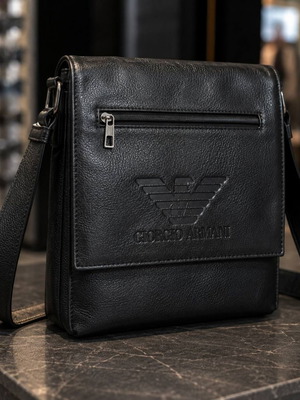 Ng men's leather bag from eco leather, new