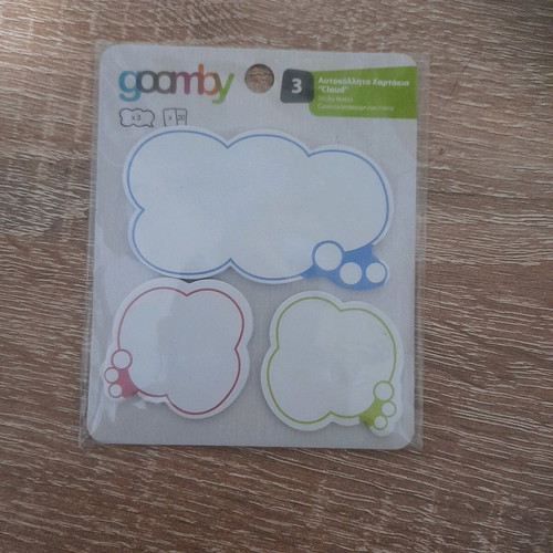 Cloud sticky notes like new