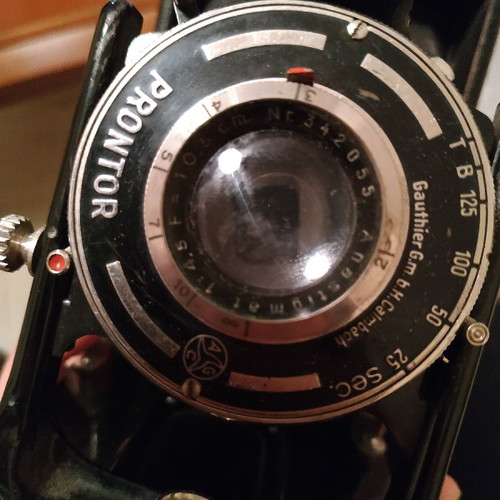 Prontor vintage camera used, 1930, Germany