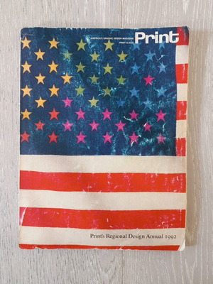 Annual Print America's Graphic Design Magazine 1992, σε μέτρια κατάσταση