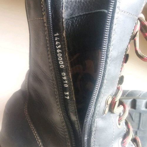 Fly London leather ankle boots used, size 37, black