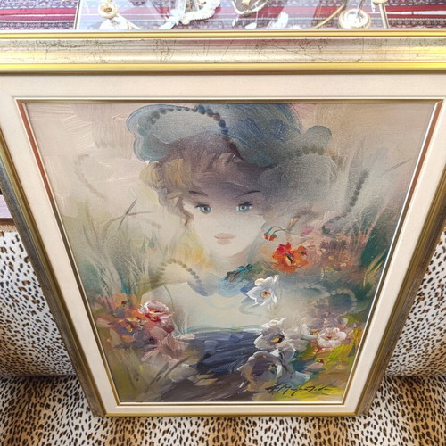 Oil painting by Fofi Mouratidou like new, romantic impressionism