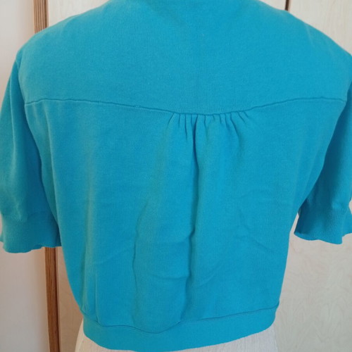 Short bolero jacket like new, light blue, size M