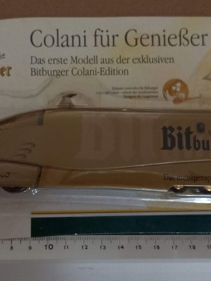Футуристично товарно Bitburger ново, рекламно на Luigi Colani