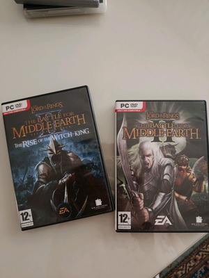 Lord of the Rings PC games like new, 2 pieces