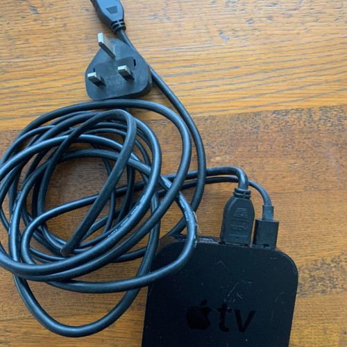 Apple TV device used black