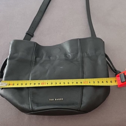 Ted Baker black leather bag used