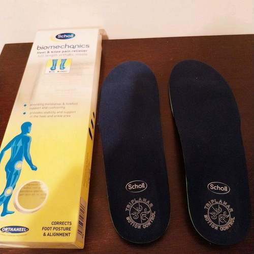 Scholl Biomechanics orthopedic insoles new, size M