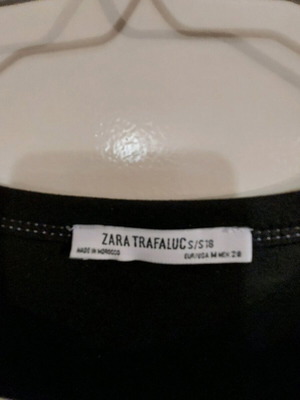Black Zara dress with cutouts at waist like new, size M