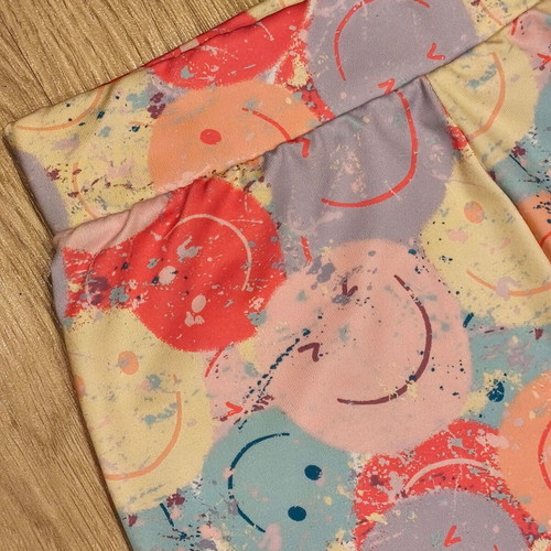 Next Girls Smiley Face Print Leggings multicolor size 12 years