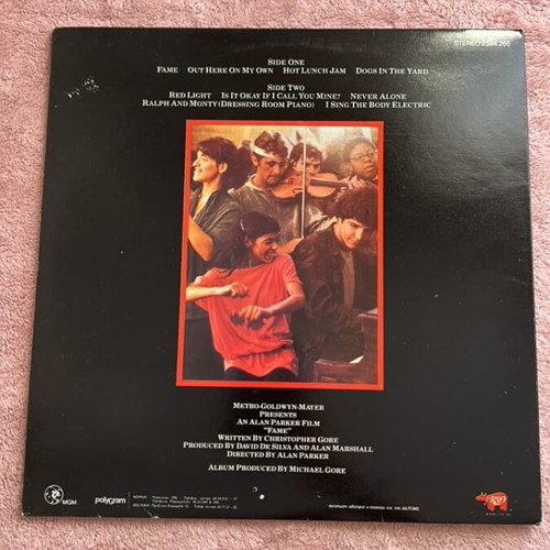 Fame Original Soundtrack vinyl used from 1980 motion picture