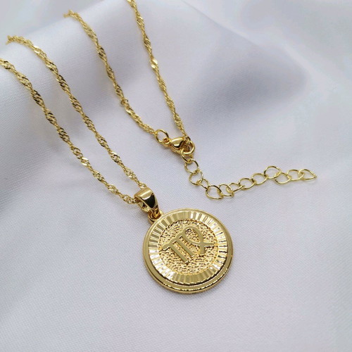 Virgo Zodiac Necklace 18K Gold Plated New