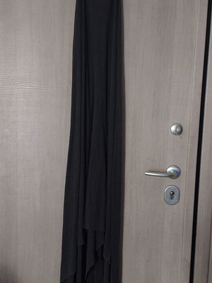 American Eagle Boho Dress asymmetrical, like new, gray, size M