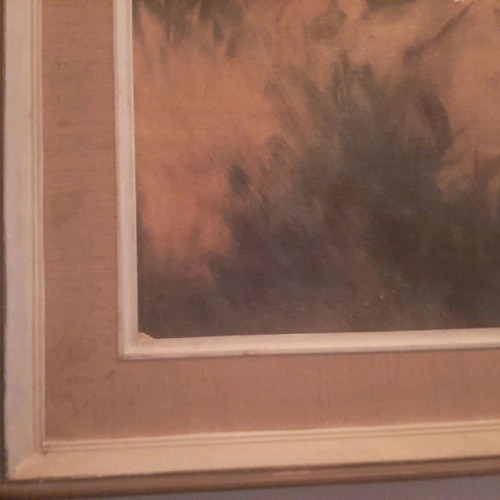 Vintage painting used, masterpiece in good condition