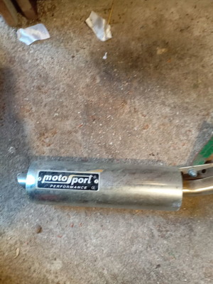 Exhaust for moped used