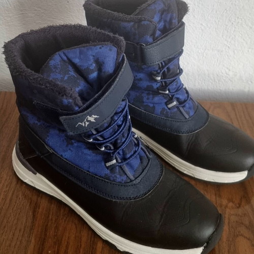 Crivit children's snow boots blue-black size 37