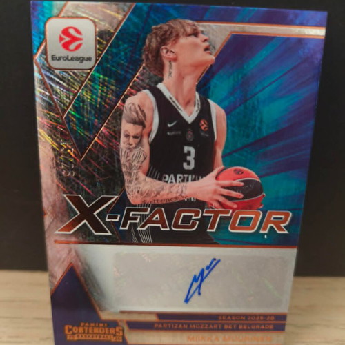 2025-26 Panini Contenders EuroLeague X-Factor Auto Bronze Miikka Muurinen /25 new