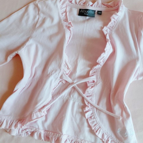 Alouette thin summer cardigan for 10 years old, like new, pink
