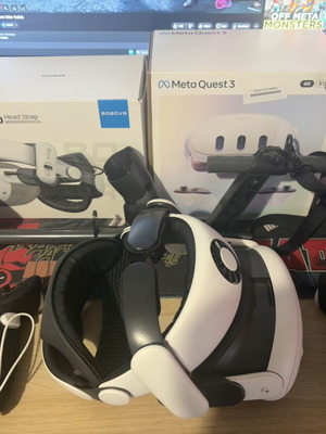 Meta Quest 3 VR headset 512 GB like new with S3 Pro Headstrap and accessories