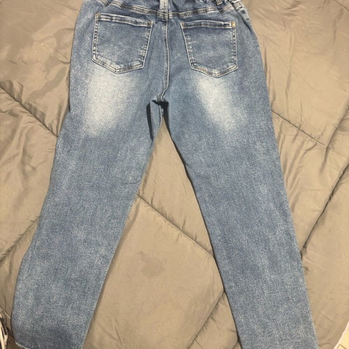 Blue women's jeans like new, size L