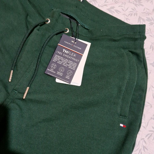 Tommy Hilfiger green sweatpants new, size S