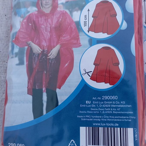 Disposable Waterproof Ponchos set of 10 new