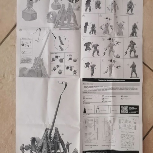 Conquest Giant Miniature Trebuchet 100 Kingdoms like new