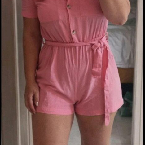 Pink jumpsuit like new, size S / 36 / 8