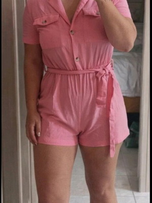 Pink jumpsuit like new, size S / 36 / 8