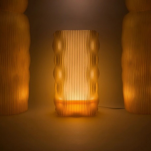 Ondulé LED lamp new, 3D printed, eco-friendly
