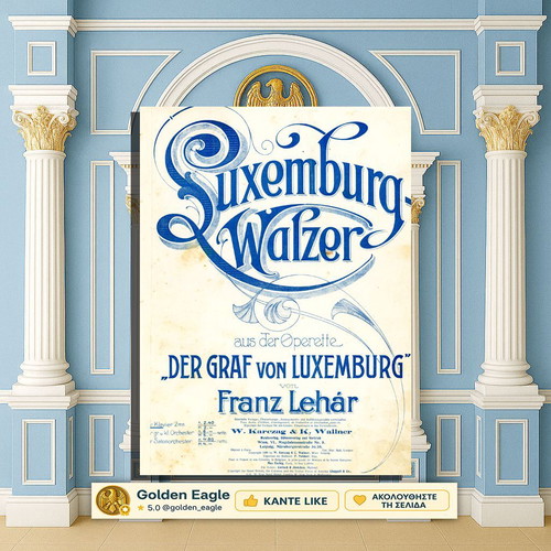 Der Graf von Luxemburg sheet music used, Franz Lehar