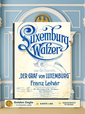 Der Graf von Luxemburg sheet music used, Franz Lehar