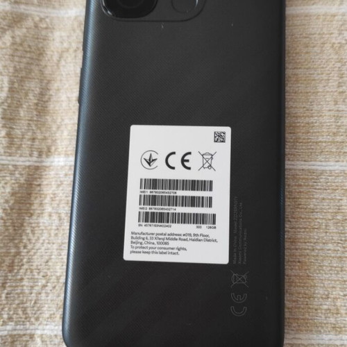 Xiaomi Redmi 12 smartphone, black, brand new