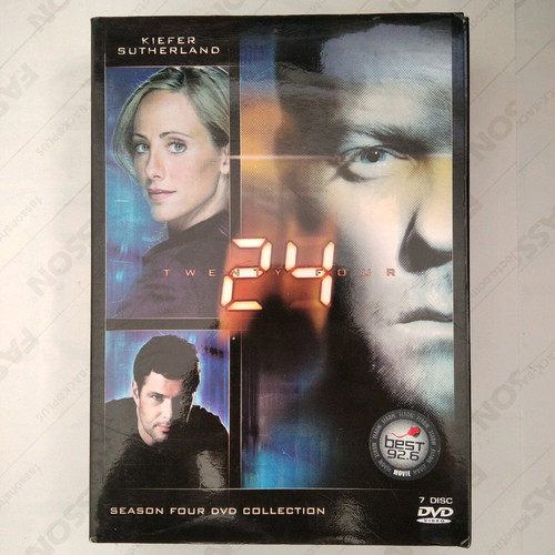 Twenty Four Season 4 DVD used, with subtitles, 7-disc set