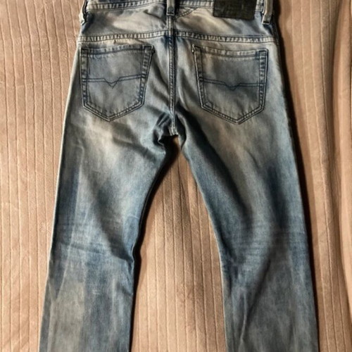 Diesel light blue skinny men's jeans size 28 used vintage