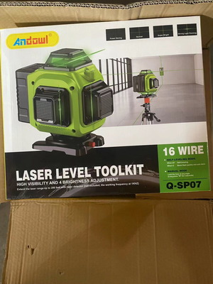 Andowl Q-SP07 Rotary Laser Level New 16 Lines