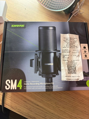 Shure SM4 Kit Home Recording Microphone new