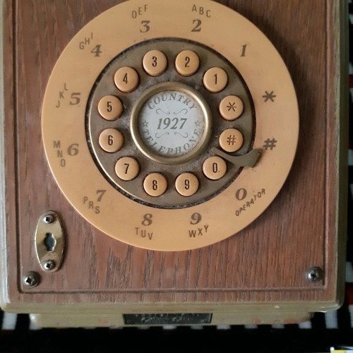 Vintage telephone used, retro 1927 type THOMAS Collector's Edition 1993