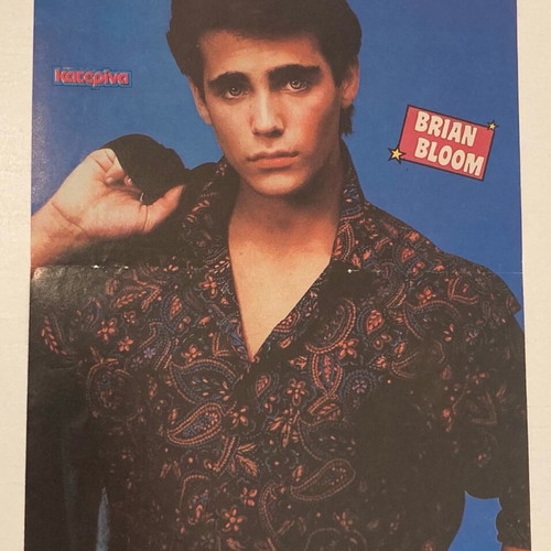 Michael J Fox - Brian Bloom Magazine Poster Katerina In good condition Price 4 Euros