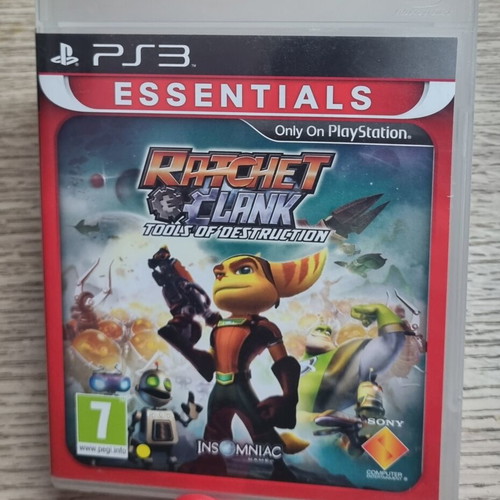 Ratchet & Clank Tools of Destruction game for PS3 like new, English menu