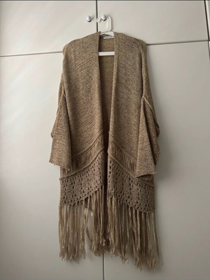 Zara knitted cardigan like new, beige, size M