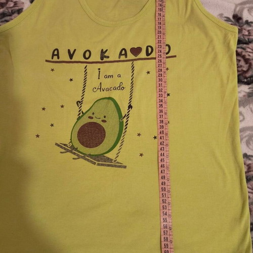 Women's pajama top used, cotton, green, size L/M
