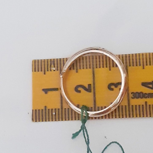 Women's snake ring from the 1960s, new, gold-colored
