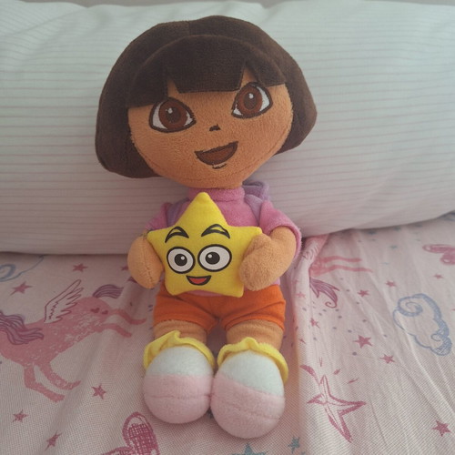 Dora the Explorer plush collection used, three characters