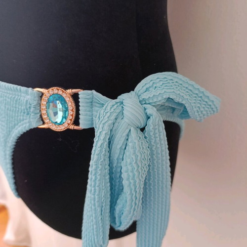 Moda Minx bikini bottom new, turquoise, size medium