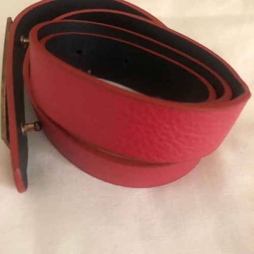Women's belt red like new, size 110